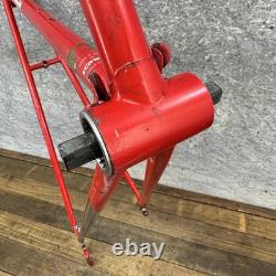 Vintage Schwinn Peloton Road Bike Frame 56cm Red Columbus Steel 700c 126 Japan