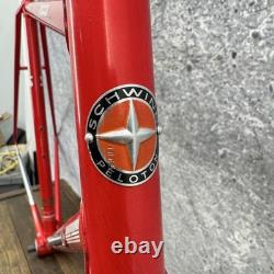 Vintage Schwinn Peloton Road Bike Frame 56cm Red Columbus Steel 700c 126 Japan