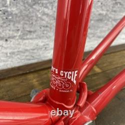 Vintage Schwinn Peloton Road Bike Frame Set 56 cm Steel USA Racing Chicago 80s