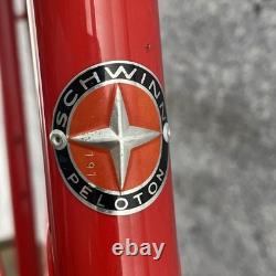Vintage Schwinn Peloton Road Bike Frame Set 56 cm Steel USA Racing Chicago 80s