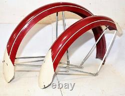 Vintage Schwinn Peoria King Bicycle FENDER SET Repainted Balloon Bike Part