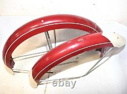 Vintage Schwinn Peoria King Bicycle FENDER SET Repainted Balloon Bike Part