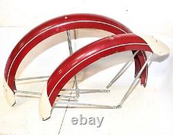 Vintage Schwinn Peoria King Bicycle FENDER SET Repainted Balloon Bike Part