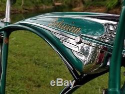 Vintage Schwinn Phantom Bicycle 1955 or 1957 Green Fully Restored Cruiser