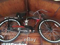 Vintage Schwinn Phantom Bicycle. Original cruiser, restored Showroom condition