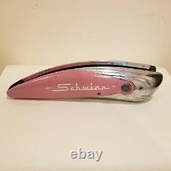 Vintage Schwinn Pink Woman's Bicycle Horn Tank off Schwinn Debutante-with horn