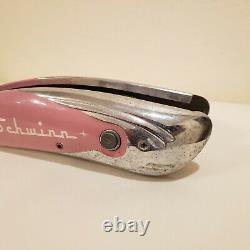 Vintage Schwinn Pink Woman's Bicycle Horn Tank off Schwinn Debutante-with horn