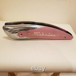 Vintage Schwinn Pink Woman's Bicycle Horn Tank off Schwinn Debutante-with horn