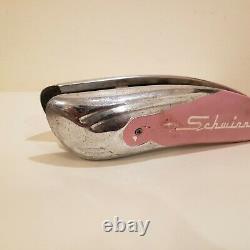 Vintage Schwinn Pink Woman's Bicycle Horn Tank off Schwinn Debutante-with horn