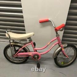 Vintage Schwinn Pixie Pink 16 Bicycle Old School BMX Stingray Fair Lady Tiger