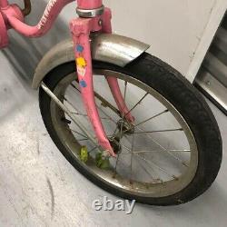 Vintage Schwinn Pixie Pink 16 Bicycle Old School BMX Stingray Fair Lady Tiger