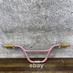 Vintage Schwinn Predator Freeform BMX Handlebar Pink 1987 Freestyle Grip BMX Bar