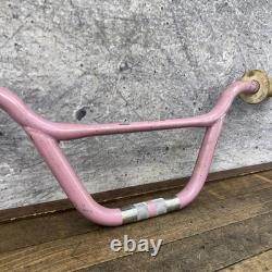 Vintage Schwinn Predator Freeform BMX Handlebar Pink 1987 Freestyle Grip BMX Bar