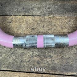 Vintage Schwinn Predator Freeform BMX Handlebar Pink 1987 Freestyle Grip BMX Bar