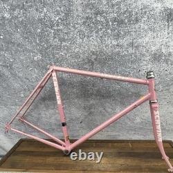 Vintage Schwinn Prelude Frame 54cm Pink Columbus Lugged Chromoly Road 700c 126mm