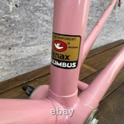 Vintage Schwinn Prelude Frame 54cm Pink Columbus Lugged Chromoly Road 700c 126mm