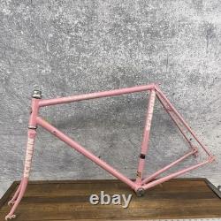 Vintage Schwinn Prelude Frame 54cm Pink Columbus Lugged Chromoly Road 700c 126mm