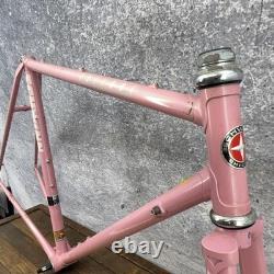 Vintage Schwinn Prelude Frame 54cm Pink Columbus Lugged Chromoly Road 700c 126mm