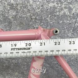 Vintage Schwinn Prelude Frame 54cm Pink Columbus Lugged Chromoly Road 700c 126mm Vintage Schwinn Prelude Frame 54cm Pink Columbus Lugged Chromoly Road 700c 126mm