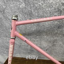 Vintage Schwinn Prelude Frame 54cm Pink Columbus Lugged Chromoly Road 700c 126mm