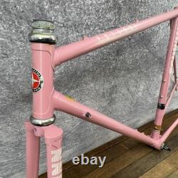 Vintage Schwinn Prelude Frame 54cm Pink Columbus Lugged Chromoly Road 700c 126mm