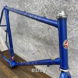 Vintage Schwinn Probe MTB Frame 23in Blue 4130 Steel USA 26in 130mm Cafe Tall