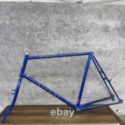 Vintage Schwinn Probe MTB Frame 23in Blue 4130 Steel USA 26in 130mm Cafe Tall