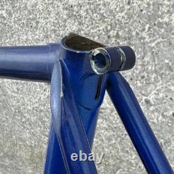 Vintage Schwinn Probe MTB Frame 23in Blue 4130 Steel USA 26in 130mm Cafe Tall