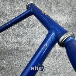 Vintage Schwinn Probe MTB Frame 23in Blue 4130 Steel USA 26in 130mm Cafe Tall