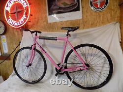 Vintage Schwinn Racer Mens Road Cruiser Bike Pink Collegiate Speedster 1-speed