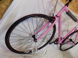 Vintage Schwinn Racer Mens Road Cruiser Bike Pink Collegiate Speedster 1-speed