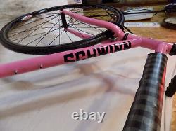 Vintage Schwinn Racer Mens Road Cruiser Bike Pink Collegiate Speedster 1-speed