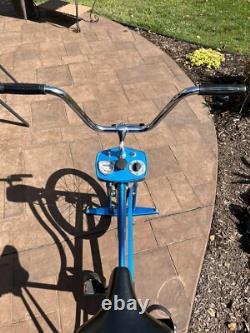 Vintage Schwinn Rare Cobalt Blue Exerciser Bicycle