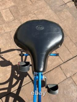 Vintage Schwinn Rare Cobalt Blue Exerciser Bicycle