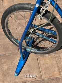 Vintage Schwinn Rare Cobalt Blue Exerciser Bicycle