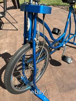 Vintage Schwinn Rare Cobalt Blue Exerciser Bicycle