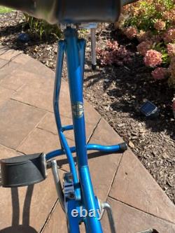 Vintage Schwinn Rare Cobalt Blue Exerciser Bicycle
