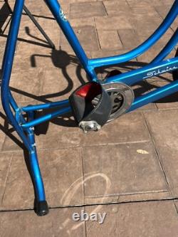 Vintage Schwinn Rare Cobalt Blue Exerciser Bicycle