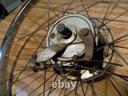 Vintage Schwinn Rear Drum Brake S7 Bike Wheel Tandem Krate Stingray 5-speed 26