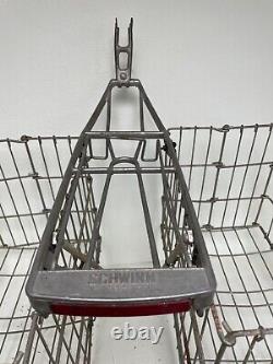 Vintage Schwinn Rear Twin Basket Bicycle Rack