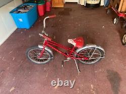 Vintage Schwinn Red Pixie Bicycle Original 46 x 29