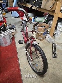 Vintage Schwinn Red Pixie Bicycle Original 46 x 29