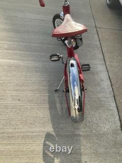 Vintage Schwinn Red Pixie Bicycle Original 46 x 29