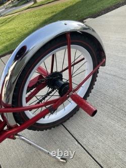 Vintage Schwinn Red Pixie Bicycle Original 46 x 29