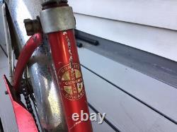 Vintage Schwinn Red Pixie Bicycle Original 46 x 29