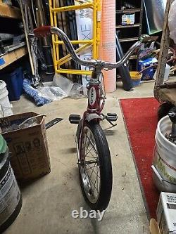 Vintage Schwinn Red Pixie Bicycle Original 46 x 29