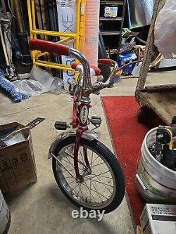 Vintage Schwinn Red Pixie Bicycle Original 46 x 29