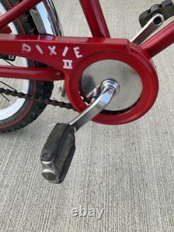 Vintage Schwinn Red Pixie Bicycle Original 46 x 29