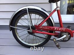 Vintage Schwinn Red Pixie Bicycle Original 46 x 29
