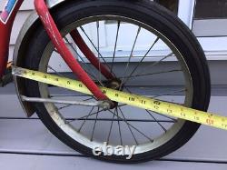 Vintage Schwinn Red Pixie Bicycle Original 46 x 29
